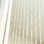 Acrylic Crystal Beaded Curtain with Fabric Rod Pocket, 43 Strands Room Divider Clear Diamond Cut Beads Doorway String Curtain - 5ftx16ft