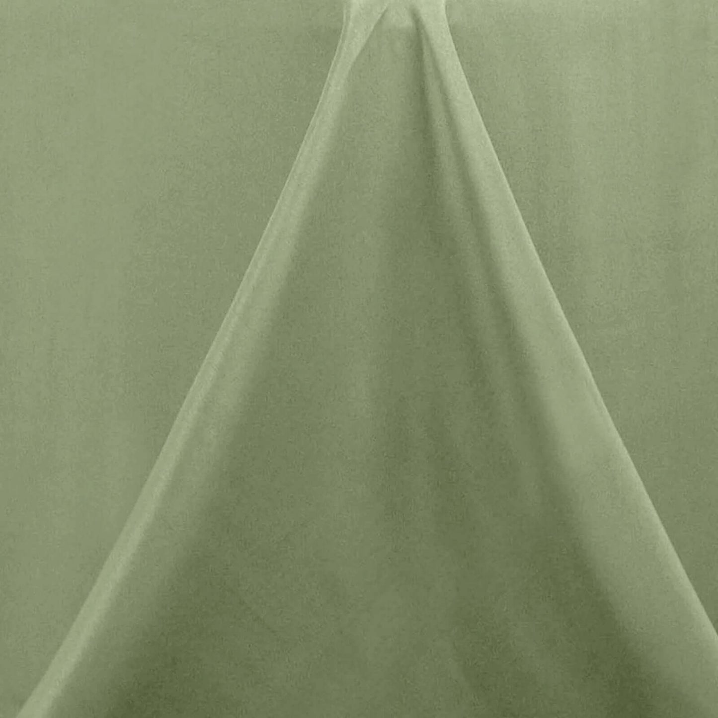Premium Polyester 120" Round Tablecloth Dusty Sage Green - Seamless 220GSM Wrinkle-Resistant Table Cover