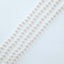 Faux Pearl Beaded 16" Chair Back Garland Sash Ivory Gatsby-Inspired Style - Pre-Tied Chic Wedding Decor for Chiavari Chairs