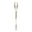 24 Pack 8" Glossy Gold Heavy Duty Plastic Silverware Forks Cutlery, Premium Disposable Sleek Flatware