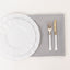 5 Pack Premium Polyester 20"x20" Napkins Silver - Wrinkle-Resistant & Durable Dinner Napkins