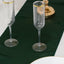 Lamour Satin 12"x108" Table Runner Hunter Emerald Green - Smooth & Lustrous Finish