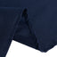 Fire Retardant Premium Polyester 90" Round Tablecloth Navy Blue - High-Performance Table Cover