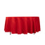 Lamour Satin 108" Round Tablecloth Red - Durable & Silk-Like Table Cover