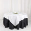 Taffeta 72"x72" Table Overlay Square Tablecloth White - Accordion Crinkle Design for Stylish Events