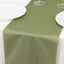 Scuba Polyester 12"x108" Table Runner Dusty Sage Green - Wrinkle-Free Table Linen