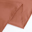 Premium Polyester 132" Round Tablecloth Terracotta (Rust) - Seamless 220GSM Wrinkle-Resistant Table Cover