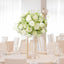 22-Inch White Silk Rose Grand Centerpiece â€“ Pre-Made Artificial Flower Ball for Wedding & Party DÃ©cor