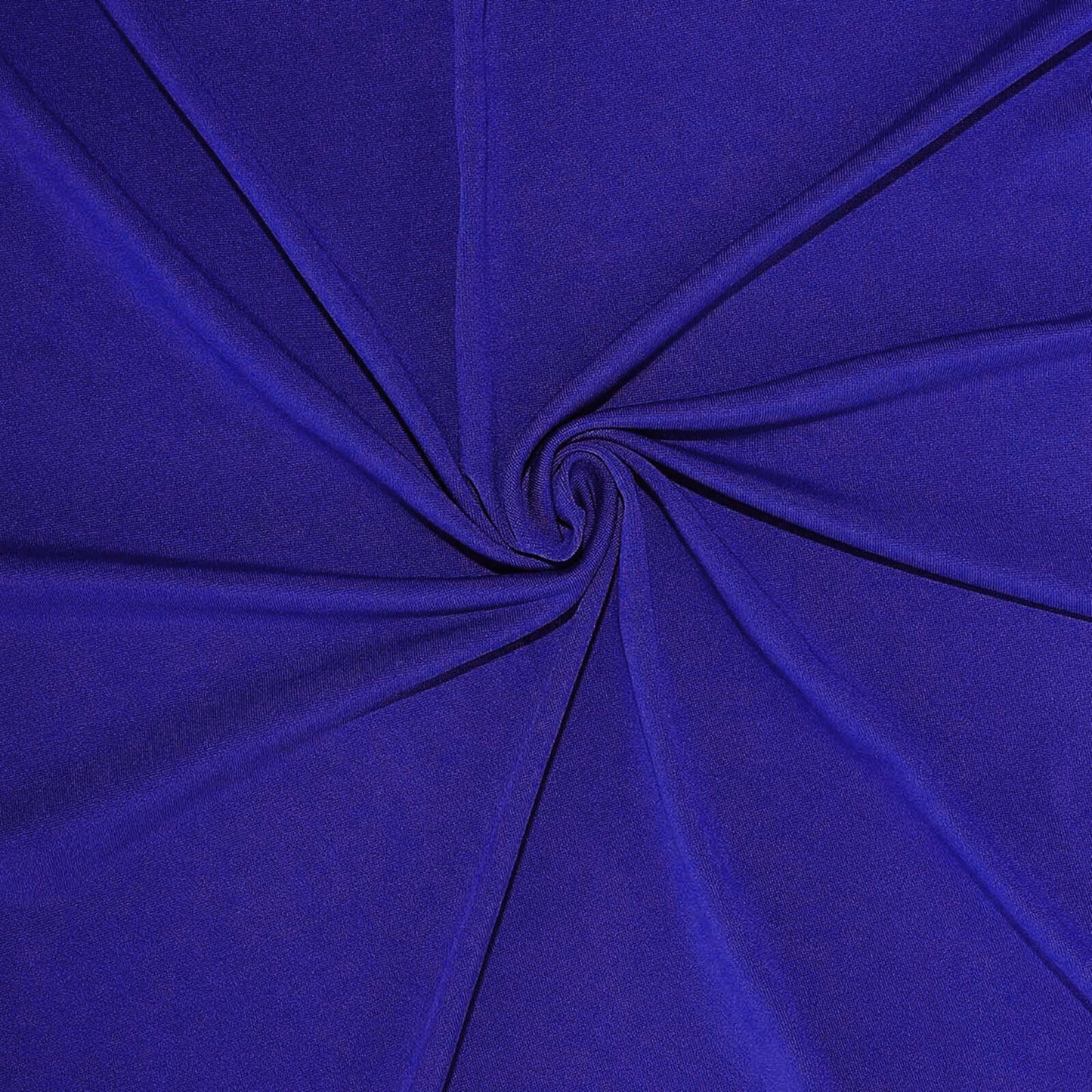 Spandex 30" Round Cocktail Table Cover Royal Blue - Easy to Maintain Stretch Fitted Highboy Tablecloth - Linen Luxes