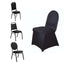 Spandex Chair Cover for Banquet Chairs Black - Stylish Stretch 160GSM Fabric with Slip - On Slipcover for Sophisticated Gatherings - Linen Luxes