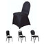 Spandex Chair Cover for Banquet Chairs Black - Stylish Stretch 160GSM Fabric with Slip - On Slipcover for Sophisticated Gatherings - Linen Luxes
