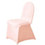 Spandex Chair Cover for Banquet Chairs Blush - Stretch 160GSM Fabric with Slip - On Slipcover - Linen Luxes