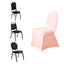 Spandex Chair Cover for Banquet Chairs Blush - Stretch 160GSM Fabric with Slip - On Slipcover - Linen Luxes