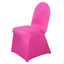 Spandex Chair Cover for Banquet Chairs Fuchsia - Stretch 160GSM Fabric with Slip - On Slipcover - Linen Luxes