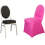Spandex Chair Cover for Banquet Chairs Fuchsia - Stretch 160GSM Fabric with Slip - On Slipcover - Linen Luxes
