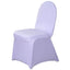 Spandex Chair Cover for Banquet Chairs Lavender Lilac - Stretch 160GSM Fabric with Slip - On Slipcover - Linen Luxes