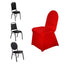 Spandex Chair Cover for Banquet Chairs Red - Stretch 160GSM Fabric with Slip - On Slipcover - Linen Luxes