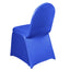 Spandex Chair Cover for Banquet Chairs Royal Blue - Stretch 160GSM Fabric with Slip - On Slipcover - Linen Luxes