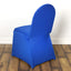 Spandex Chair Cover for Banquet Chairs Royal Blue - Stretch 160GSM Fabric with Slip - On Slipcover - Linen Luxes