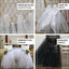 Spandex Chair Cover Skirt Tutu Style for Wedding Chairs White - Stylish Decor for Formal Events - Linen Luxes