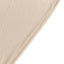 Stretch Spandex 48"x30" Rectangle Tablecloth Beige - Durable Form-Fitting Table Cover