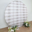 7.5ft White Rustic Wood Plank Pattern Spandex Fit Backdrop Stand Cover