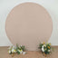 7.5ft Nude Round Spandex Fit Party Backdrop Stand Cover