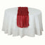 Glitter Gauze 27"x120" Table Runner Red - Sparkling Reusable Sheer Table Linen
