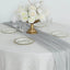 Glitter Gauze 27"x120" Table Runner Silver - Sparkling Reusable Sheer Table Linen