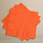 50-Pack Paper Beverage Napkins Orange - 2 Ply Disposable Soft 18GSM Cocktail Napkins 5"x5"