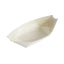 50-Pack Pine Wood Boat Shaped Food Trays Natural Compostable Design - 100% Biodegradable Sushi Snack Plates 6"