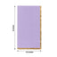50-Pack Paper Dinner Napkins Lavender with Gold Foil Edge 2 Ply - Stylish Disposable Napkins