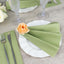 20 Pack Linen-Like Paper 8.5"x4" Napkins Sage Green - Highly Absorbent & Disposable Airlaid Guest Towels