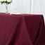 Premium Polyester 90"x156" Rectangle Tablecloth Burgundy - Seamless 220GSM Stain-Resistant Table Cover