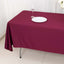 Scuba Rectangular 60"x102" Tablecloth Burgundy - Wrinkle Free & Stain Resistant Table Cover