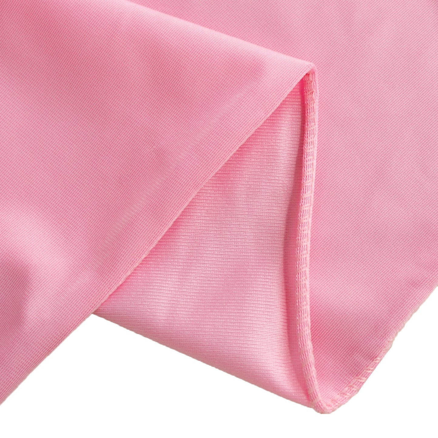 Scuba 70"x70" Table Overlay Square Tablecloth Pink - Wrinkle Free & Stain Resistant Table Cover