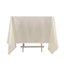 Scuba Square 70"x70" Tablecloth Shimmer Pearl White - Wrinkle Free & Stain Resistant Table Cover for Weddings and Parties