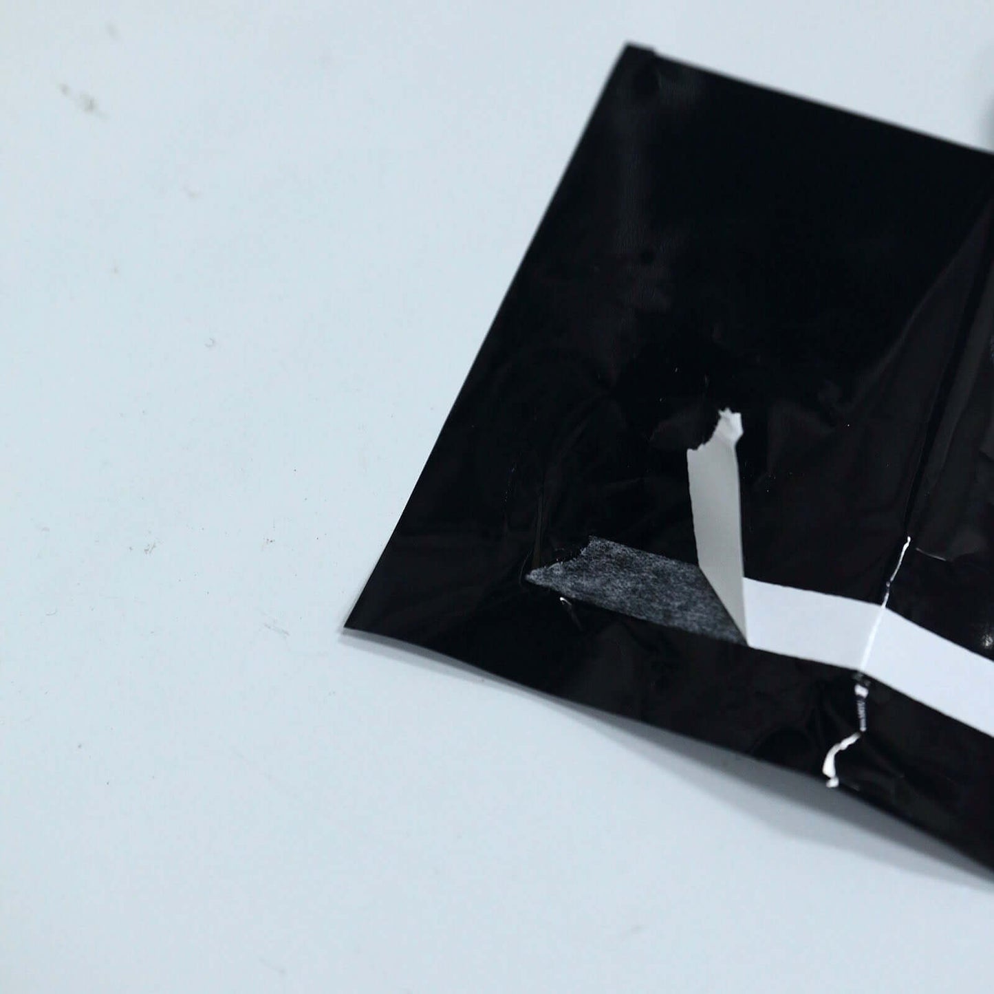 Black Star Chain Foil Fringe Curtain Party Backdrop, Metallic Black Tinsel Streamer Party Decor - Door Window Foil Curtain - 3ftx6.5ft