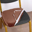 Velvet Chair Cushion Protector Stretch with Tie for Dining Chairs Copper - Durable Cover for Formal Gatherings