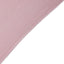 Stretch Spandex 6ft Rectangle Tablecloth Dusty Rose - Durable Form - Fitting Table Cover for Events & Presentations - Linen Luxes