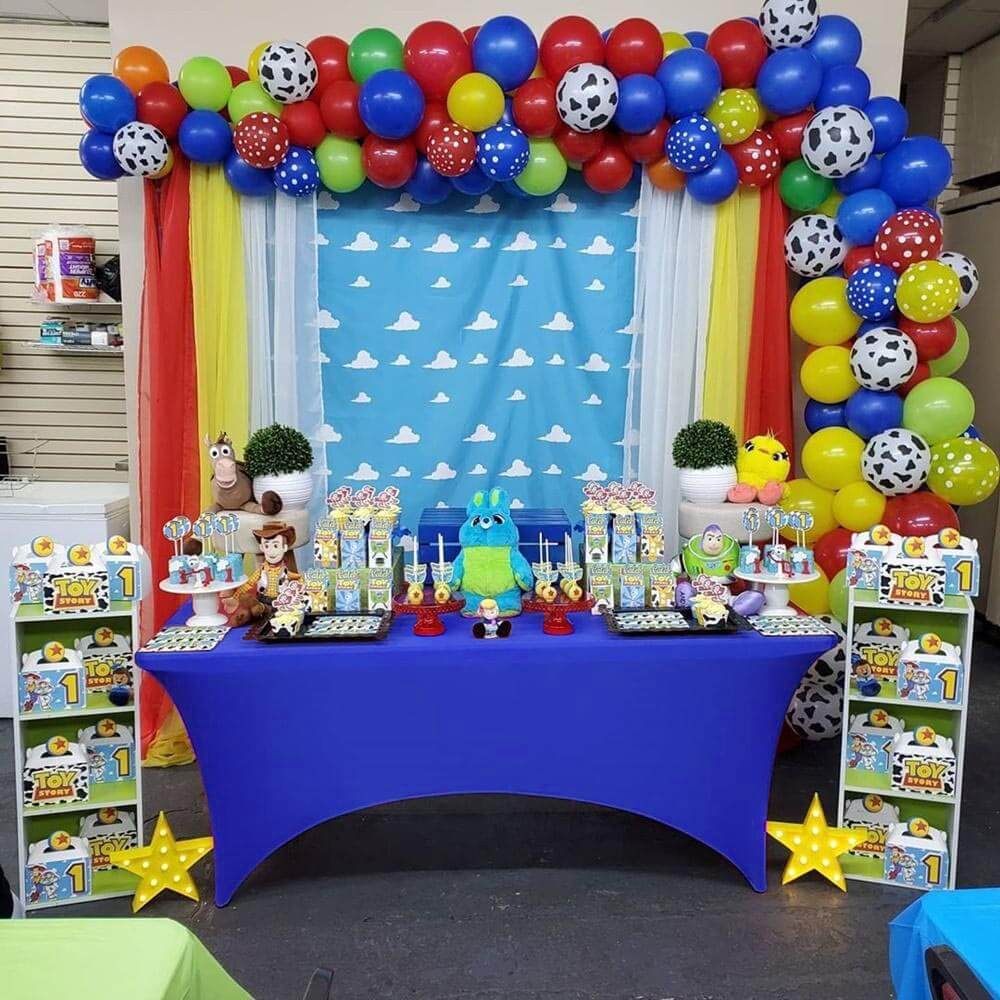 Stretch Spandex 6ft Rectangle Tablecloth Royal Blue - Durable Form - Fitting Table Cover - Linen Luxes