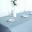 Stretch Spandex 96"x30" Rectangle Table Cover Dusty Blue - Durable Form - Fitting Tablecloth - Linen Luxes