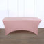 Stretch Spandex 96"x30" Rectangle Table Cover Dusty Rose - Durable Form - Fitting Tablecloth - Linen Luxes
