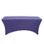 Stretch Spandex 96"x30" Rectangle Table Cover Purple - Durable Form - Fitting Tablecloth - Linen Luxes