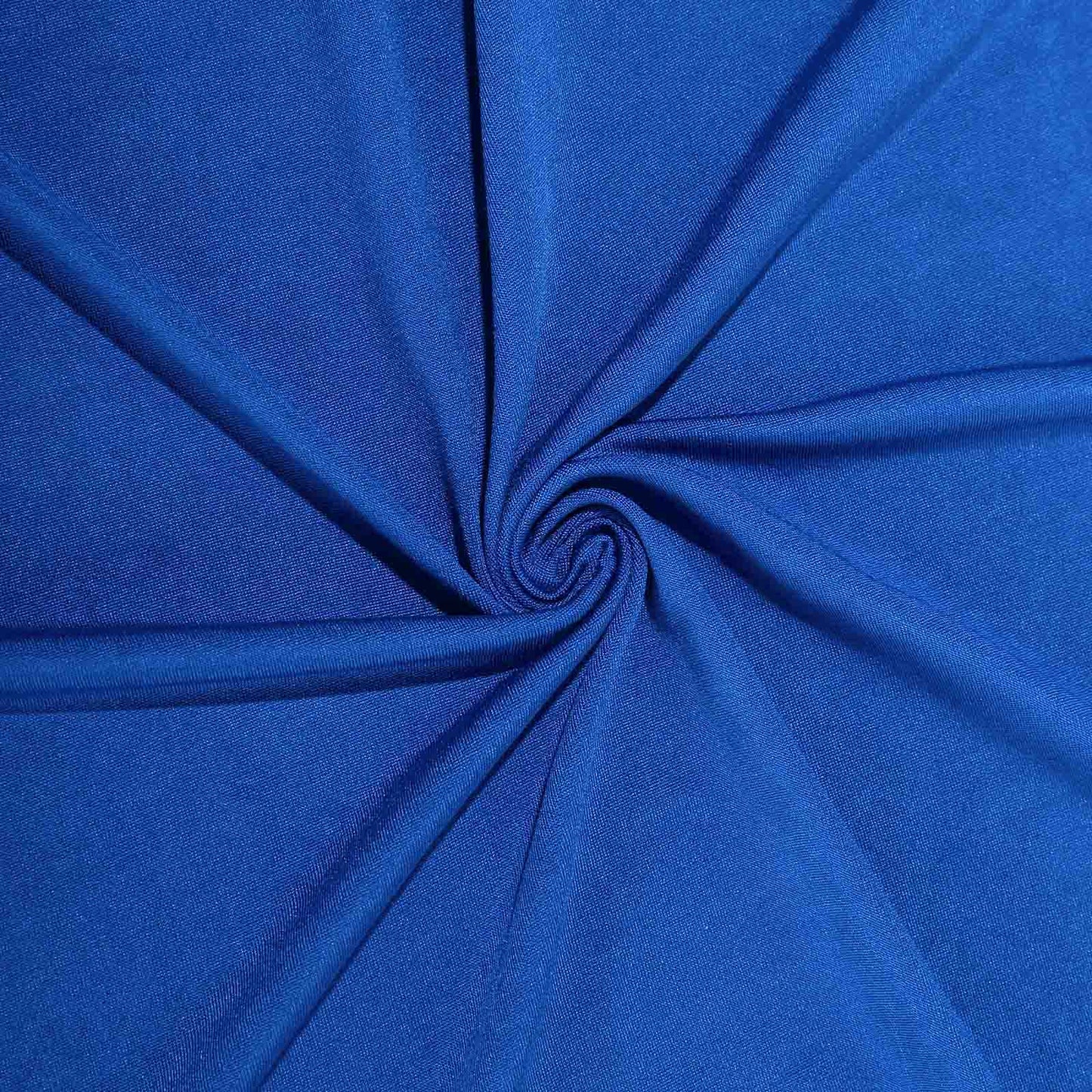 Stretch Spandex 96"x30" Rectangle Table Cover Royal Blue - Durable Form - Fitting Tablecloth - Linen Luxes