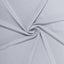 Stretch Spandex 96"x30" Rectangle Table Cover Silver - Durable Form - Fitting Tablecloth - Linen Luxes