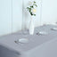 Stretch Spandex 96"x30" Rectangle Table Cover Silver - Durable Form - Fitting Tablecloth - Linen Luxes