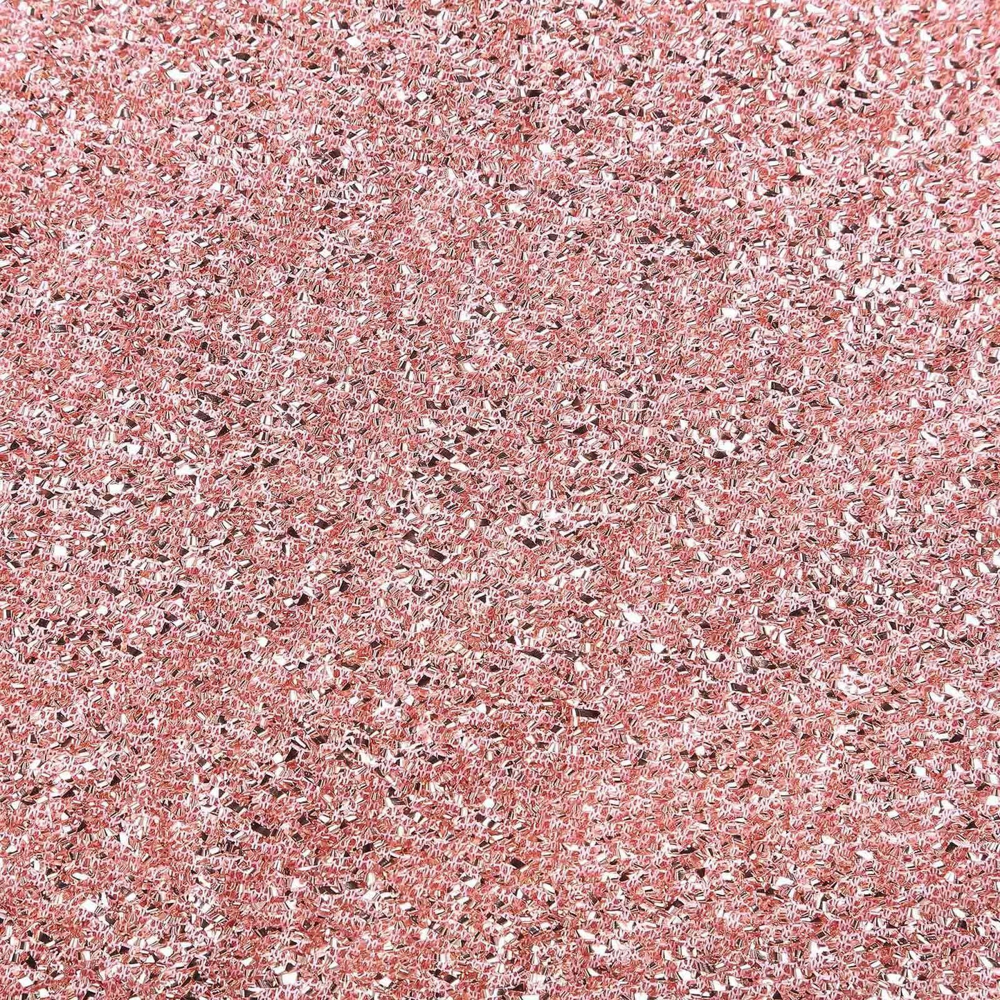 Stretch Spandex Chair Cover Rose Gold for Folding Chairs - Metallic Shimmer Tinsel Back Design Fitted Slipcover - Linen Luxes