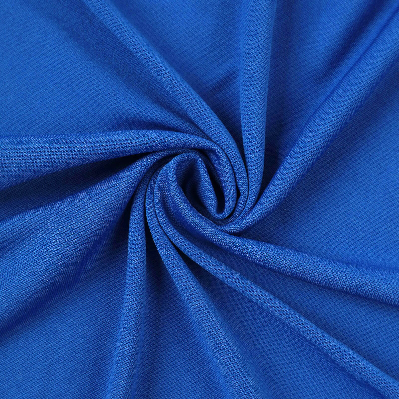 Stretch Spandex Chair Cover Royal Blue for Folding Chairs - Reusable & Wrinkle - Resistant 160GSM Fitted Slipcover - Linen Luxes