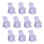 10 Pack Stretch Spandex Chair Covers Lavender Lilac for Folding Chairs - Durable 160GSM Fitted Slipcovers